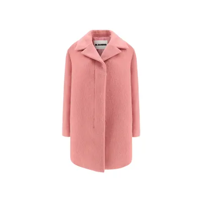 Jil Sander ピンクのコート Wool Kaban Coat