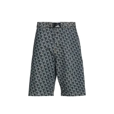 Lanvin ブルーのショートパンツ Column Monogram Shorts