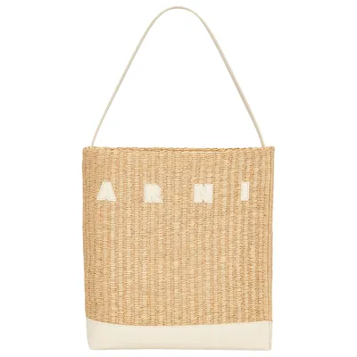 Marni ベージュのバッグ Medium Museo Hobo Bag Beige