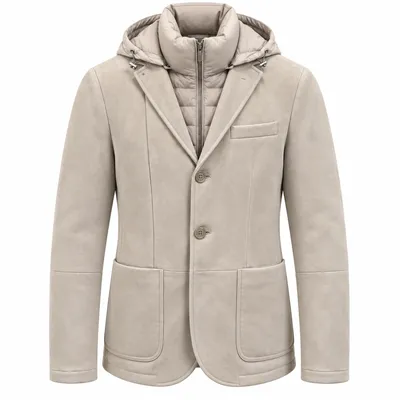 Moorer ベージュのジャケット Jacket Bellotto Beige