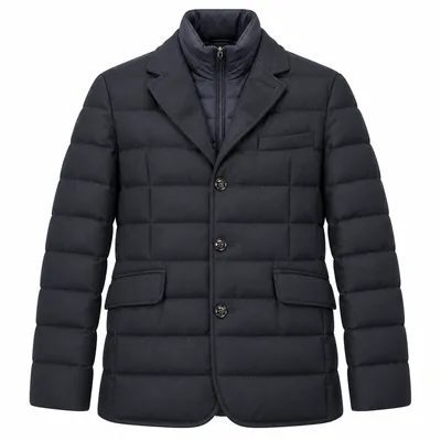 Moorer ブルーのジャケット Jacket Cashmere Nomos Blue