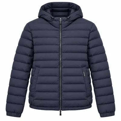 Moorer ブルーのダウンジャケット Down Jacket Short Savin Blue