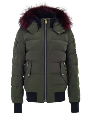 Moose Knuckles グリーンのボンバージャケット Bomber Green