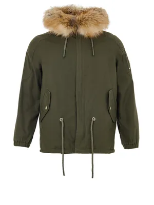 Moose Knuckles グリーンのボンバージャケット Bomber Military Green