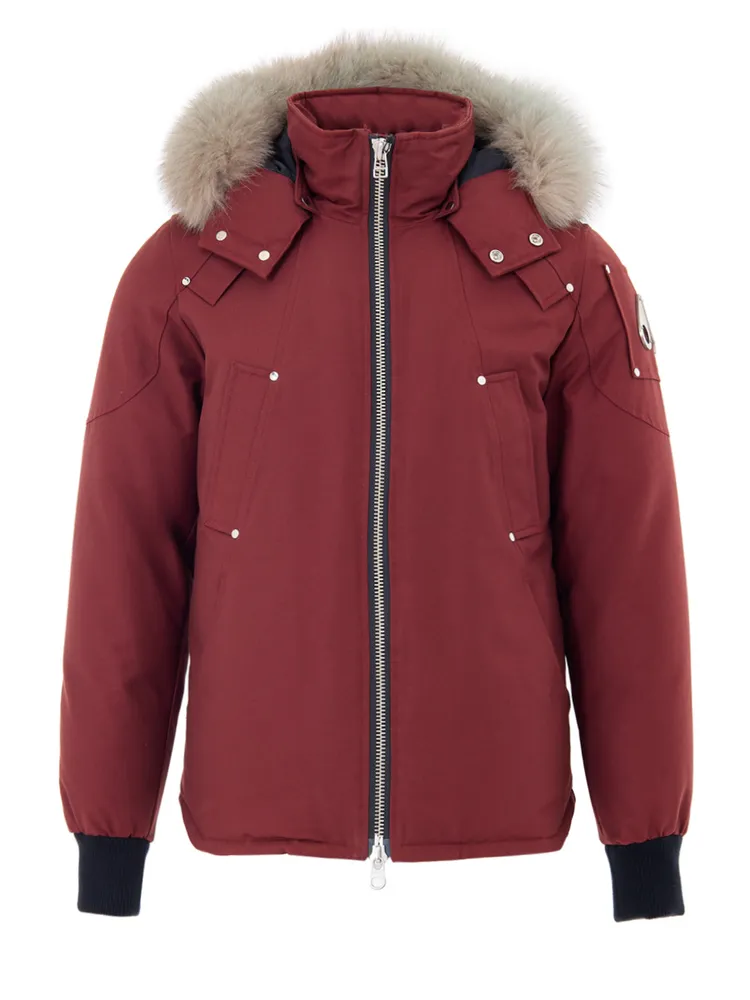 Moose Knuckles Bomber Dark Red