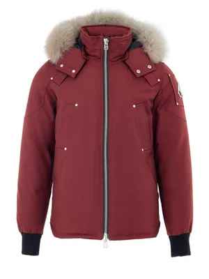 Moose Knuckles レッドのボンバージャケット Bomber Dark Red