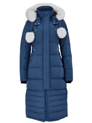 Moose Knuckles ブルーのボンバージャケット Bomber Light Blue