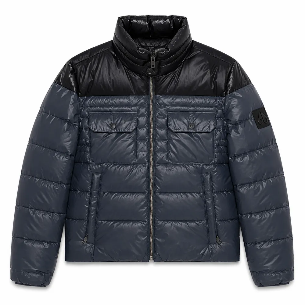 Moose Knuckles Down Jacket Bicolor Black