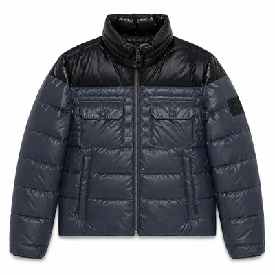 Moose Knuckles ブラックのダウンジャケット Down Jacket Bicolor Black