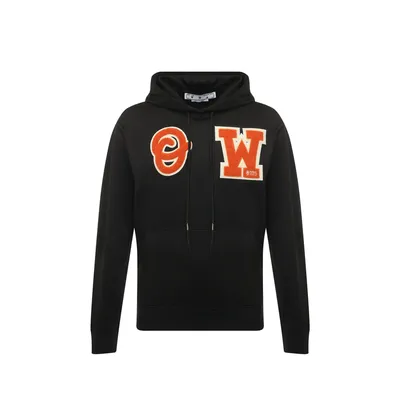 Off-White ブラックのパーカー Hooded Logo Sweatshirt