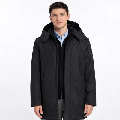 Peuterey ブラックのトレンチコート Trench Coat Tupi Black