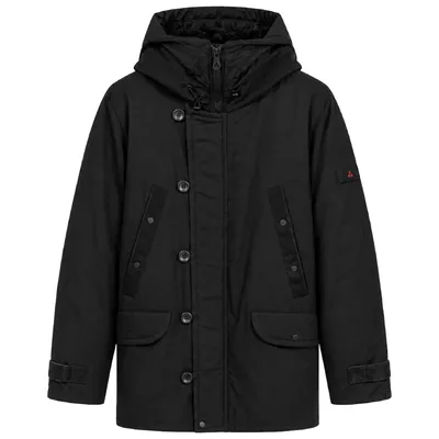 Peuterey ブラックのダウンジャケット Down Jacket Fadi Eco Fur Black