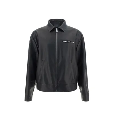 Prada ブラックのジャケット Leather Jacket