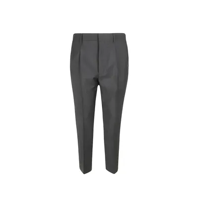 Prada グレーのパンツ Classic Wool Trousers