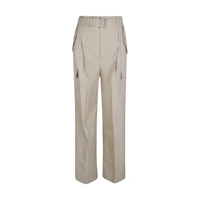 Prada ベージュのパンツ High Waist Trousers