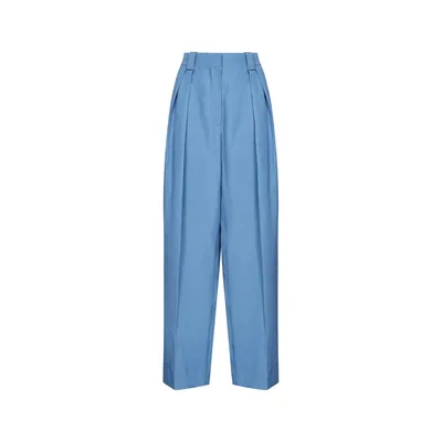 Stella McCartney ブルーのパンツ High-Waist Tailored Trousers