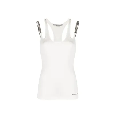 Stella McCartney ホワイトのTシャツ・トップス Falabella Chain Top