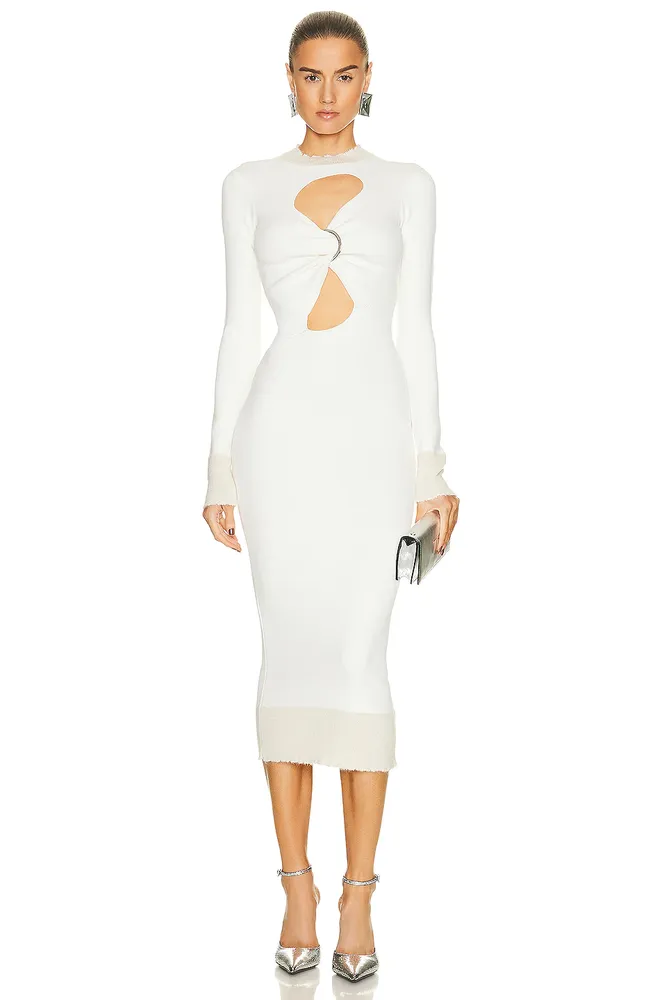 The Attico Dress White