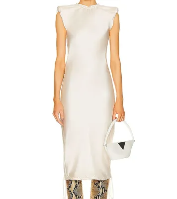 The Attico ホワイトのワンピース Dress Color Latte White