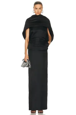 The Attico ブラックのワンピース Dress Midi Black