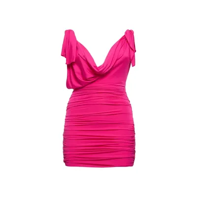 The Attico ピンクのワンピース Jersey Mini Dress