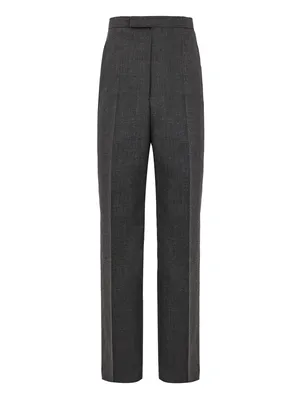 Thom Browne グレーのパンツ Grey Wool Tailored Trousers