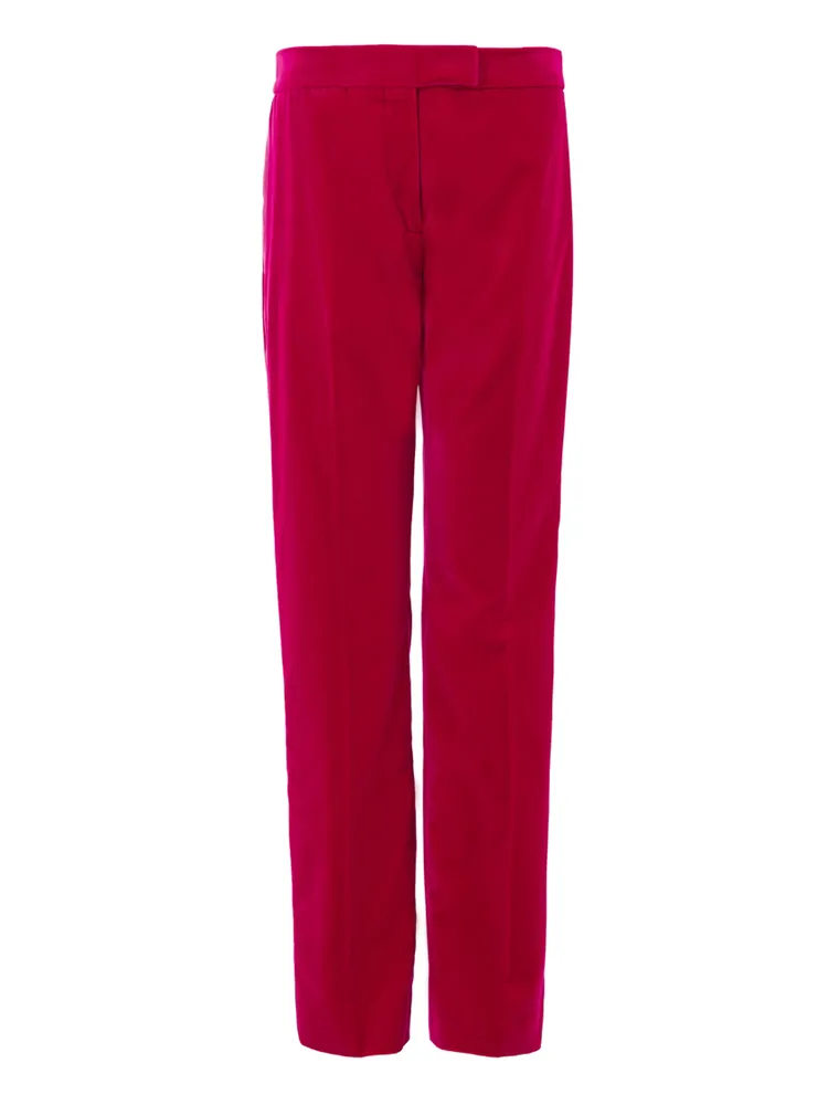 Tom Ford Fuchsia Chenille Tuxedo Pants with Satin Band