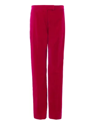 Tom Ford ピンクのパンツ Fuchsia Chenille Tuxedo Pants with Satin Band