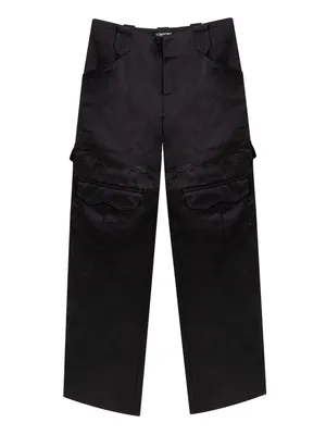 Tom Ford ブラックのパンツ Black Viscose Cargo Pants