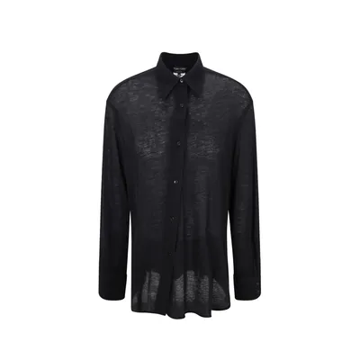 Tom Ford ブラックのシャツ Cashmere Shirt