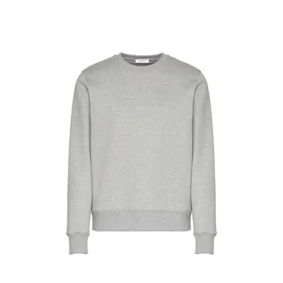 Valentino グレーのスウェット Cotton Logo Sweatshirt