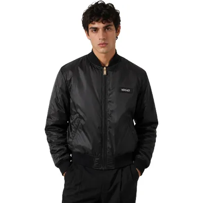 Versace ブラックのボンバージャケット Bomber Reversible Black